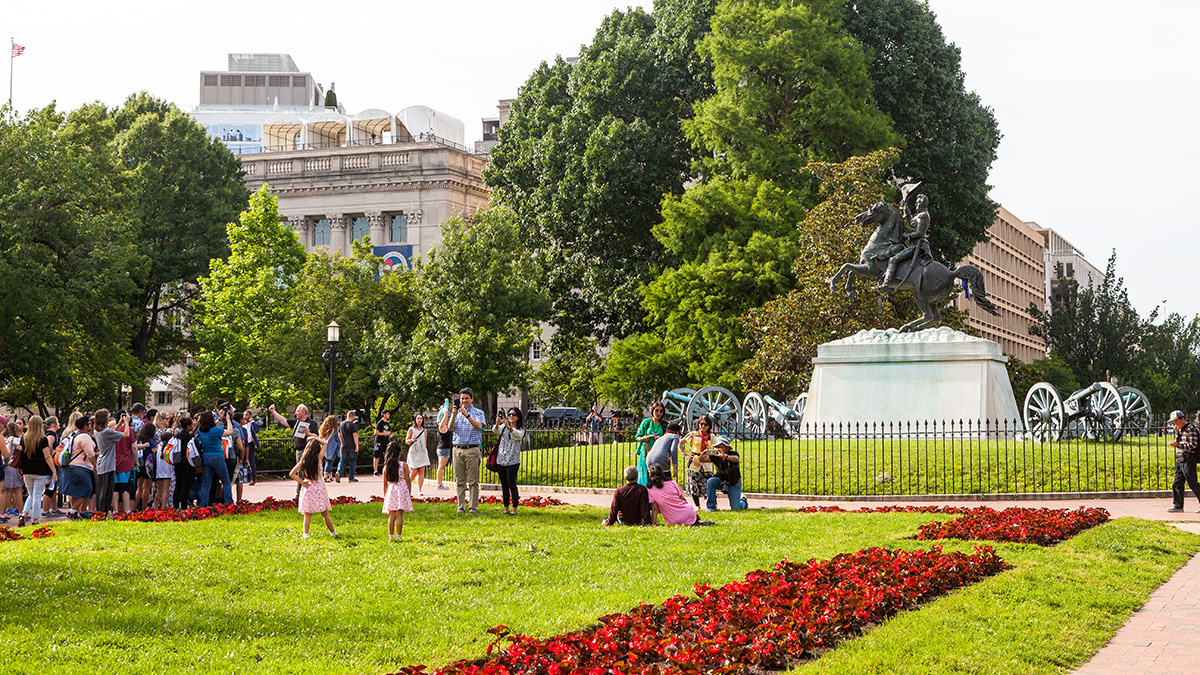 Lafayette Square Park - DC | The Cultural Landscape Foundation